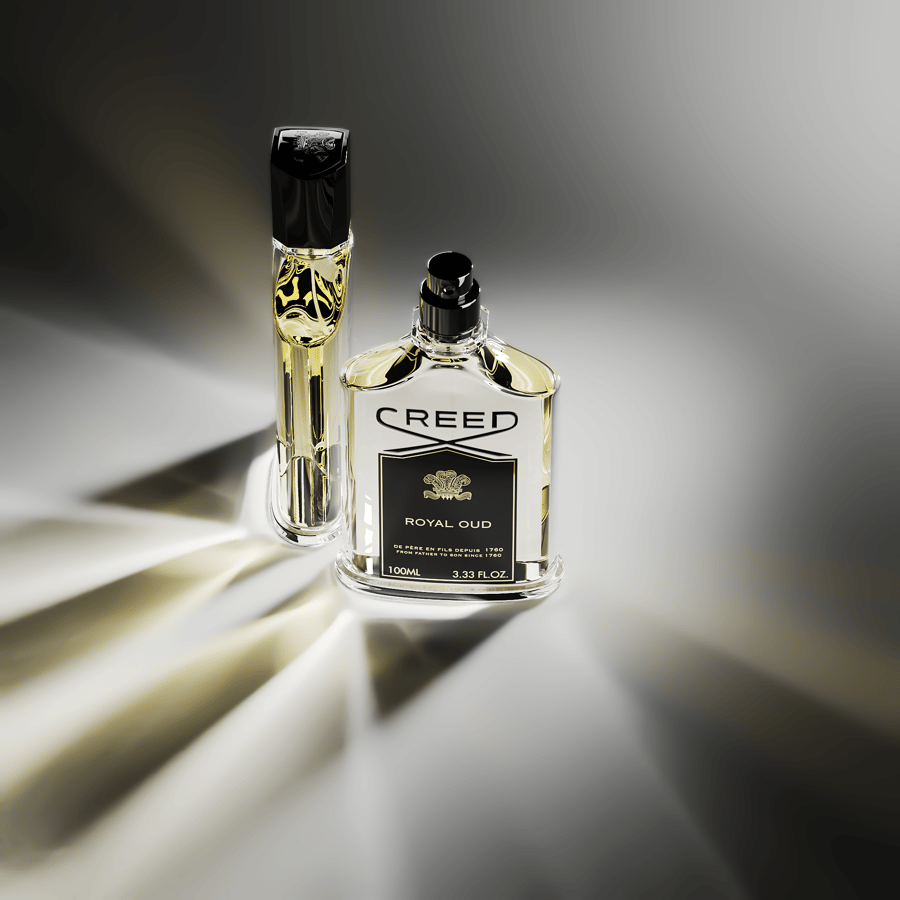 Creed Royal Oud White 2-Shot Pan Down