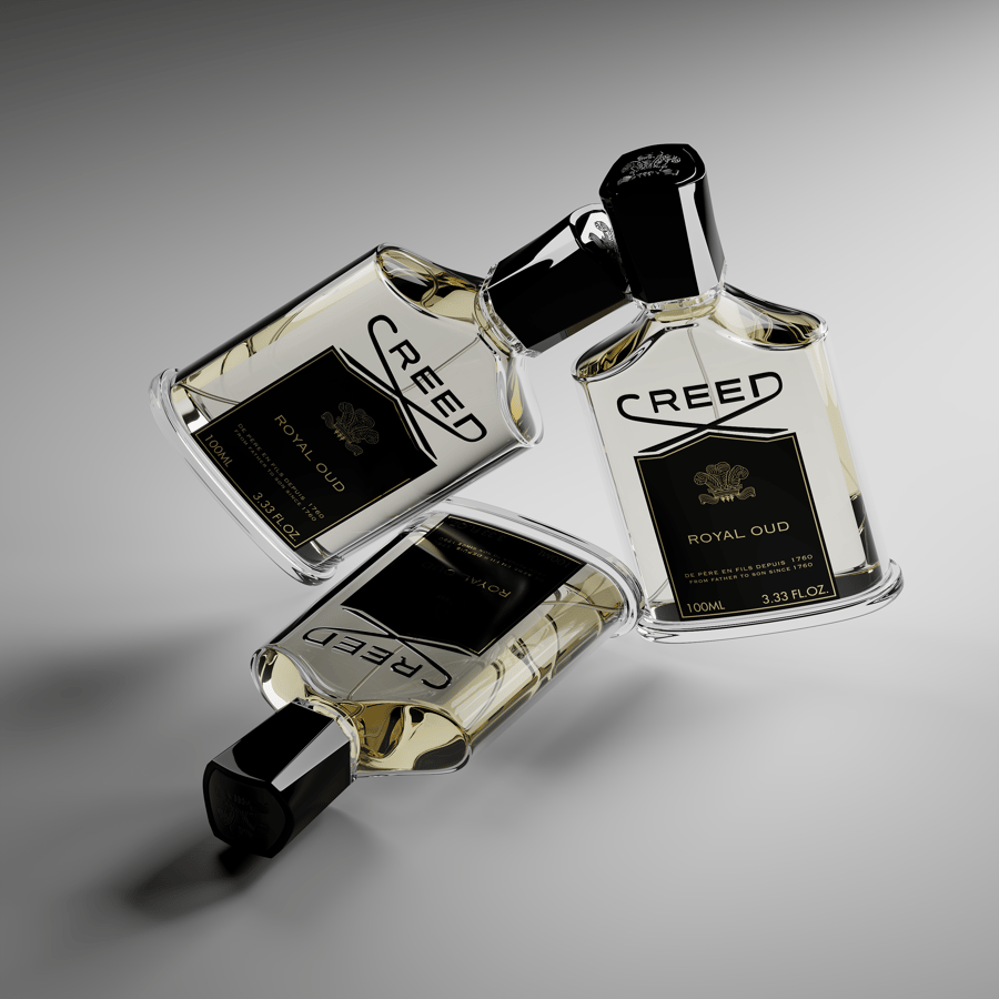 Creed Royal Oud White Three Full Shot