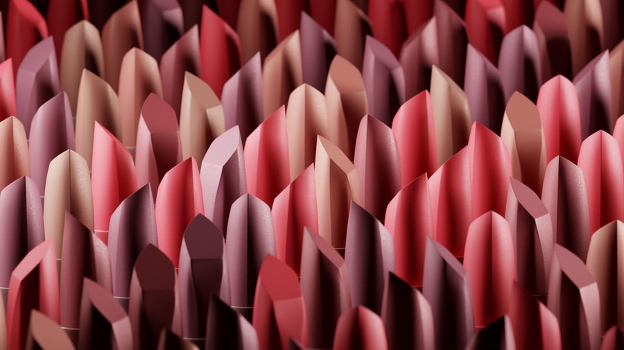 Huda Many Lipsticks Wide Shot