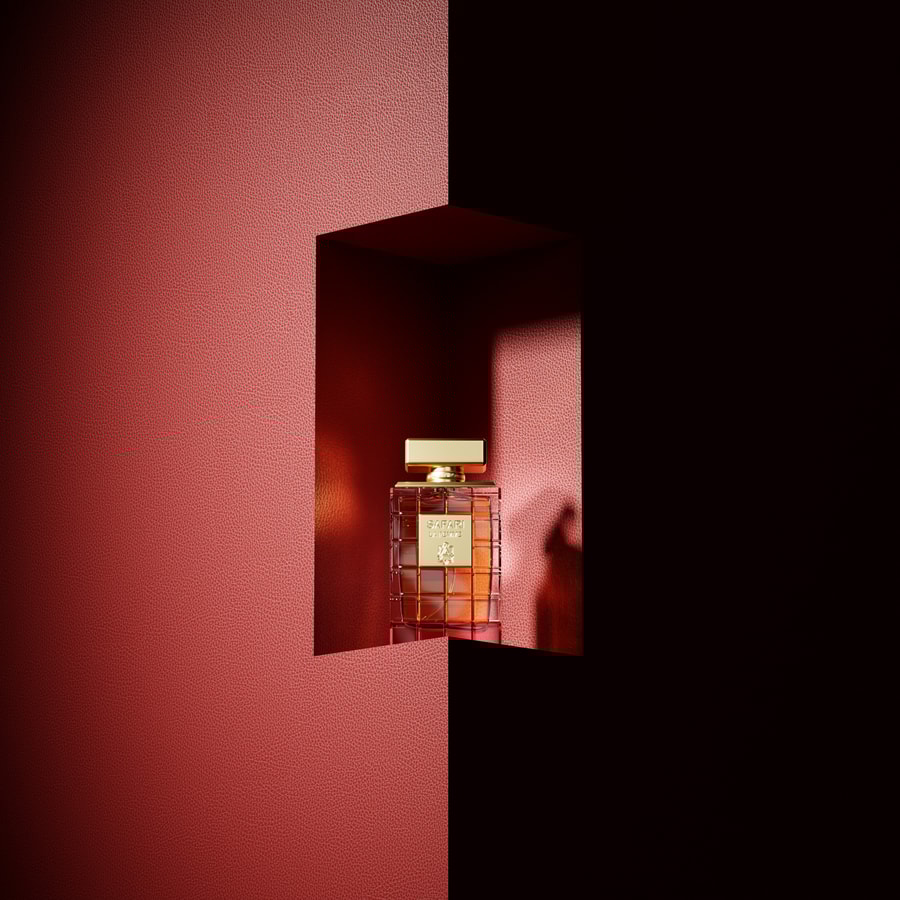 Safari Red-Black Centred Single Long Shot